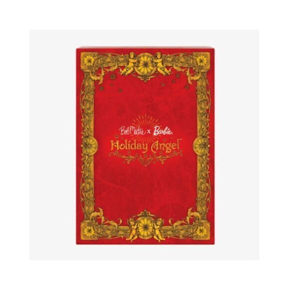 NEW Barbie Signature - 2022 Bob Mackie Barbie Holiday Angel Doll - Picture 13 of 13